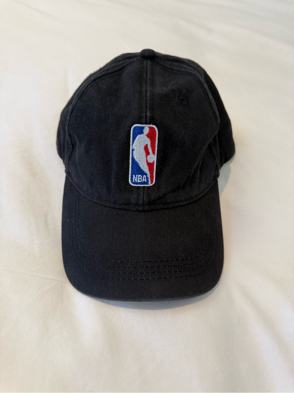 NBA Mens Black Embroidered Logo Baseball Cap